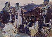 John Singer Sargent Bedouin Camp Sweden oil painting artist